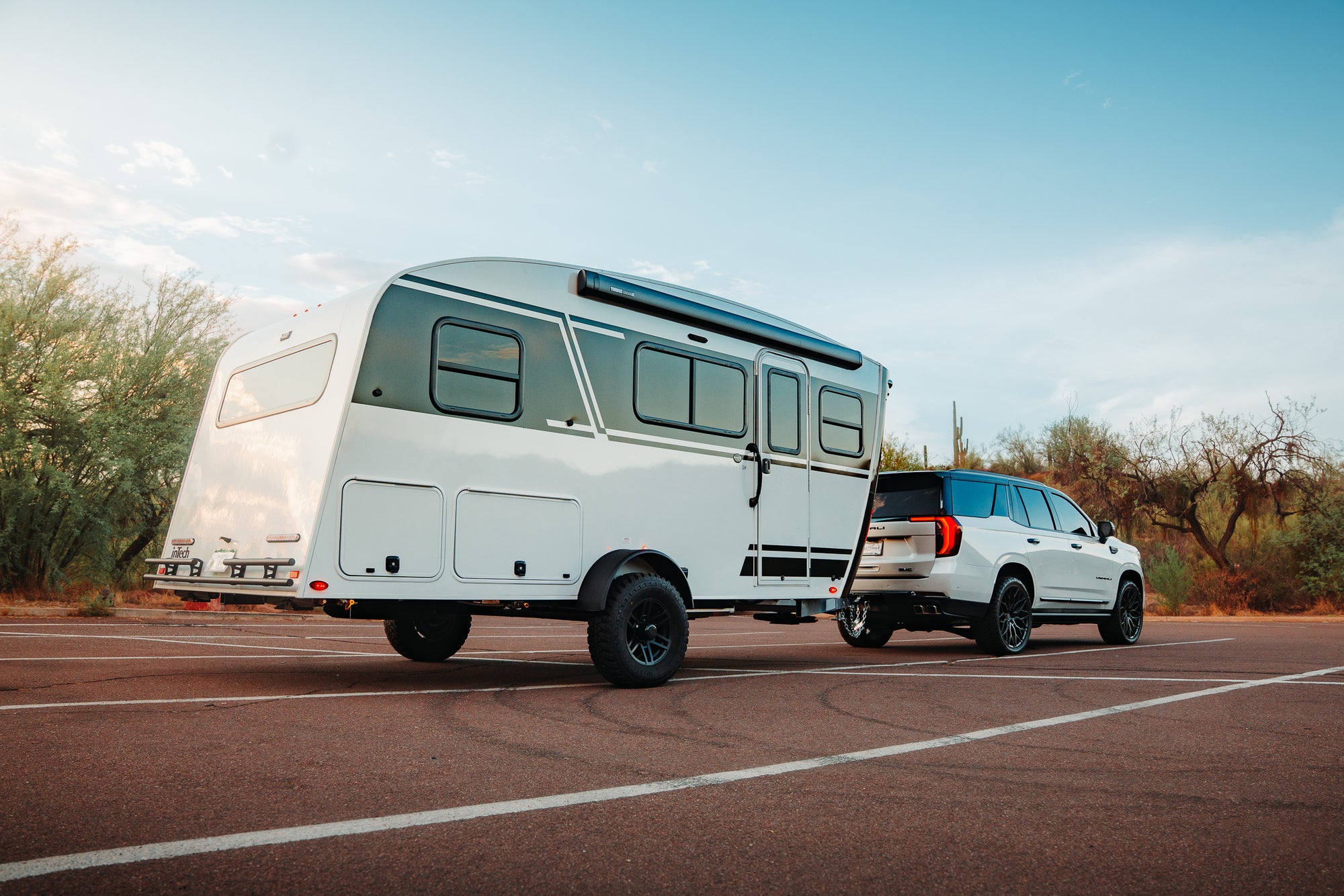 Christine R from TX, winner of 2nd Chance Denali + Trailer